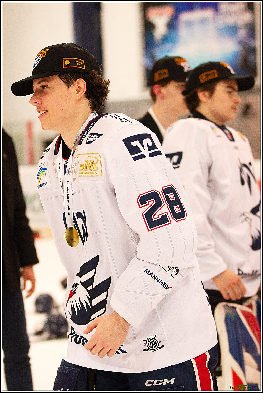 4. Finale Spiel U17 Koelner Junghaie- Jungadler Mannheim; Koeln, 21.04.2024